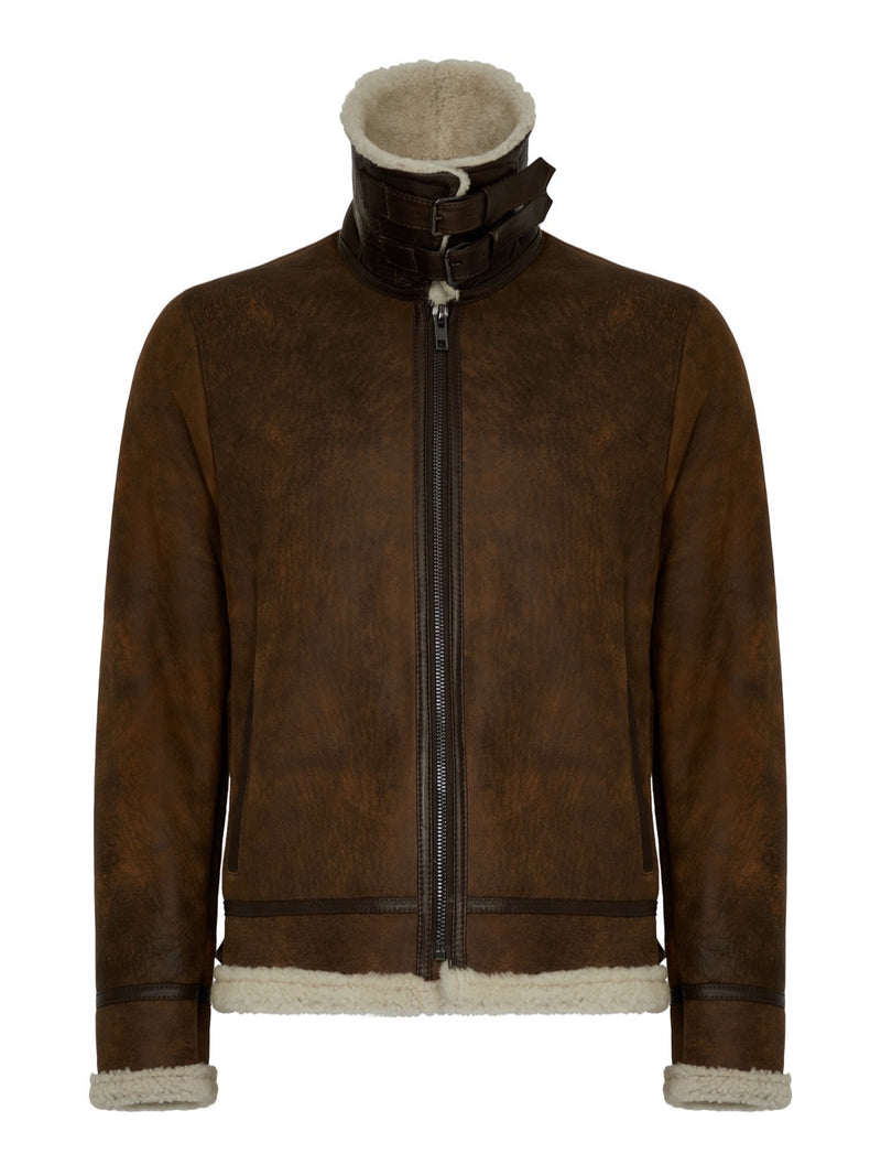 Men's Shearling Jacket - Shearling Pilot Jacket