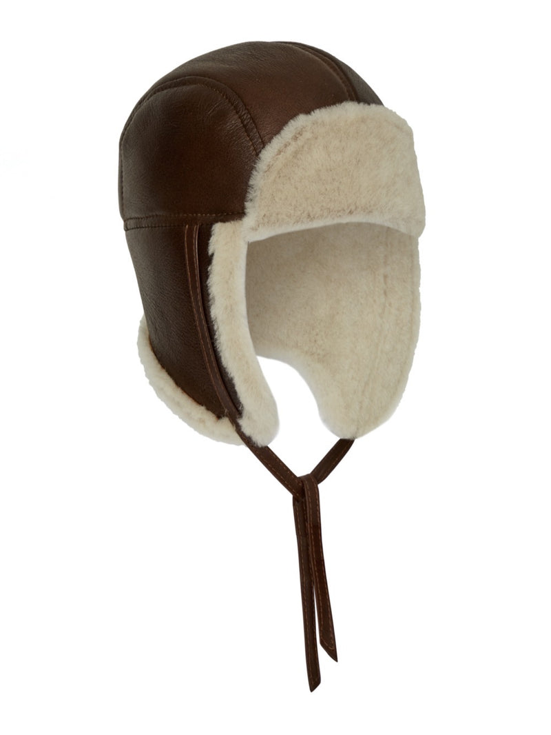 Shearling Hat Men - Shearling Aviator Hat